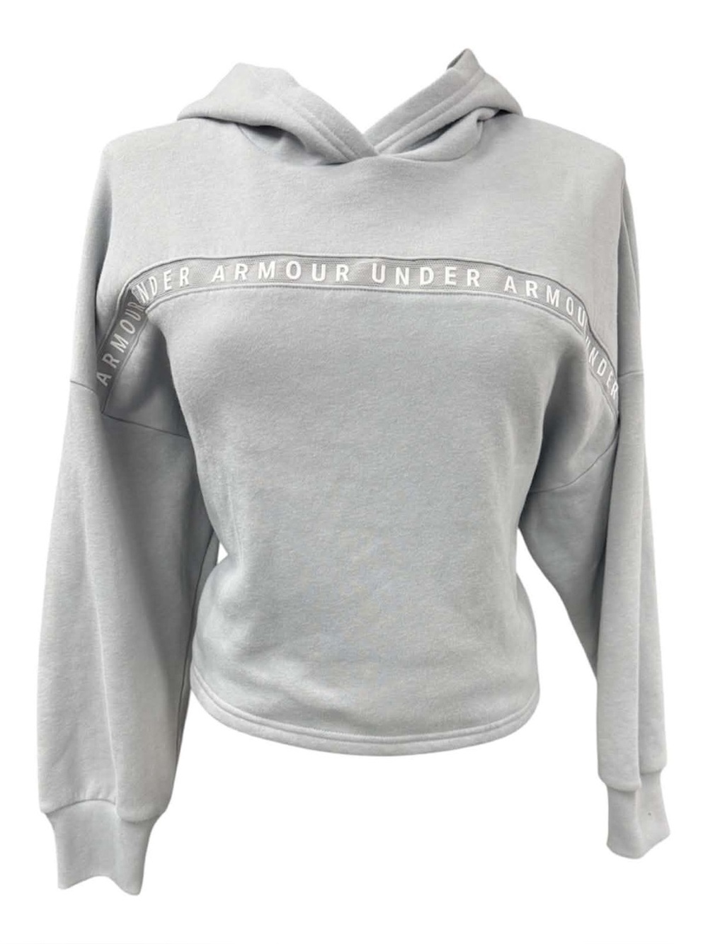 Under Armour NWT Light Gray Hooded Sweatshirt Size M